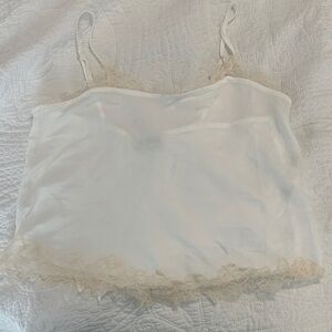Chic White Lace Camisole